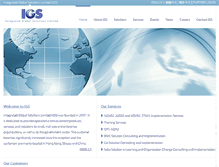 Tablet Screenshot of igsl-group.com